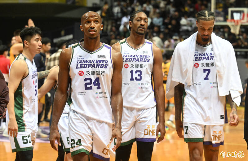 桃園雲豹吞敗。（記者林正堃攝）