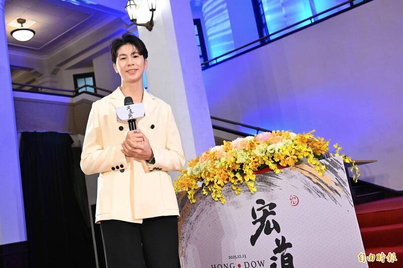 第8屆宏道獎頒獎典禮，拳擊選手林郁婷首次擔任主持人。（記者陳逸寬攝）