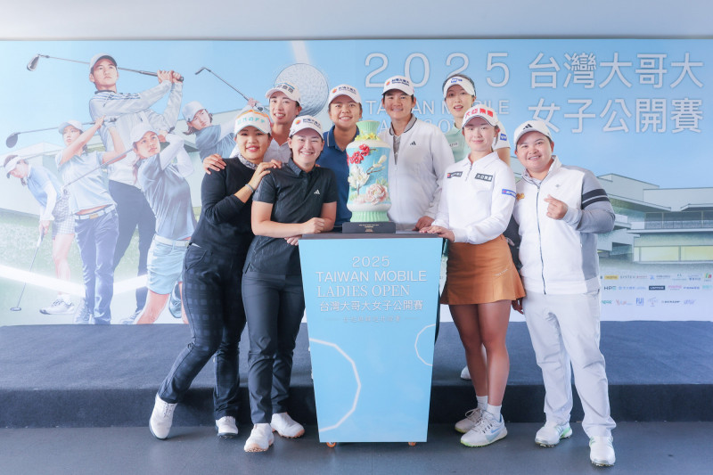 「2025年台灣大哥大女子公開賽」總獎金加碼至1000萬元，創歷史新高，吸引來自包括台灣、南韓、泰國、日本與美國共108名高手參與角逐，外籍選手更達68名，創賽史紀錄。（台灣大哥大女子公開賽提供）