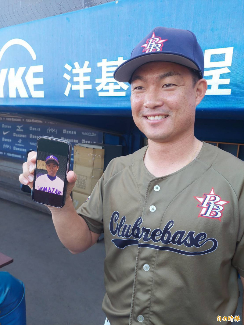東京隊教練福山亮。（記者林宥辰攝）