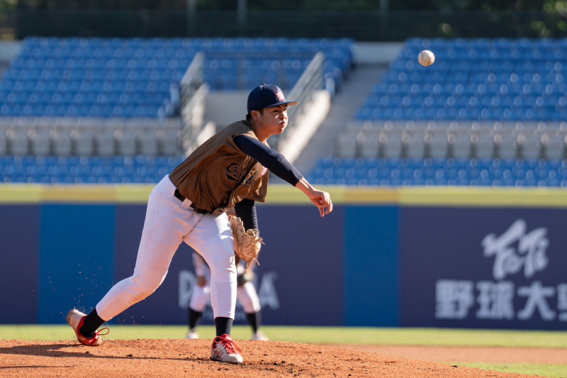東京隊先發投手岡方大翔。（大會提供）