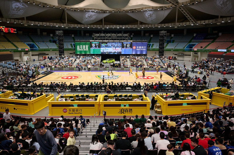 台啤雲豹全力將巨蛋軟硬體規格原汁原味搬進中壢主場。（雲豹提供）