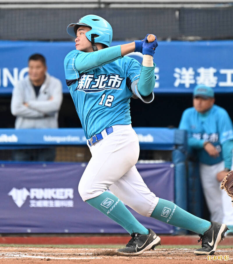 新北藍黃世堯。（記者林正堃攝）