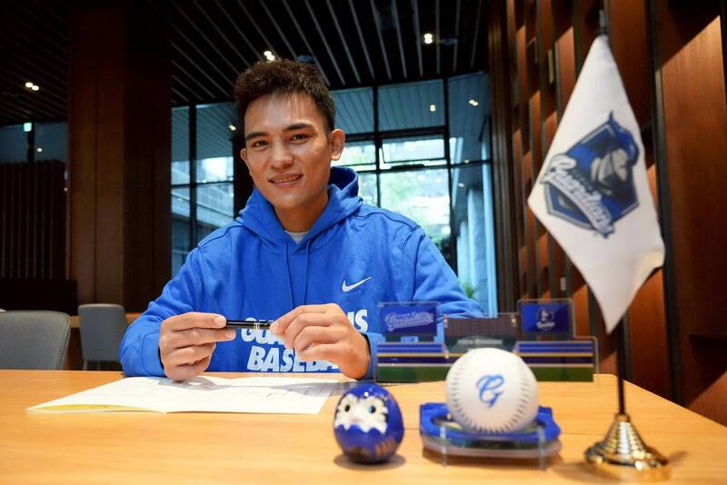 林岱安加盟富邦悍將。（資料照，富邦悍將提供）