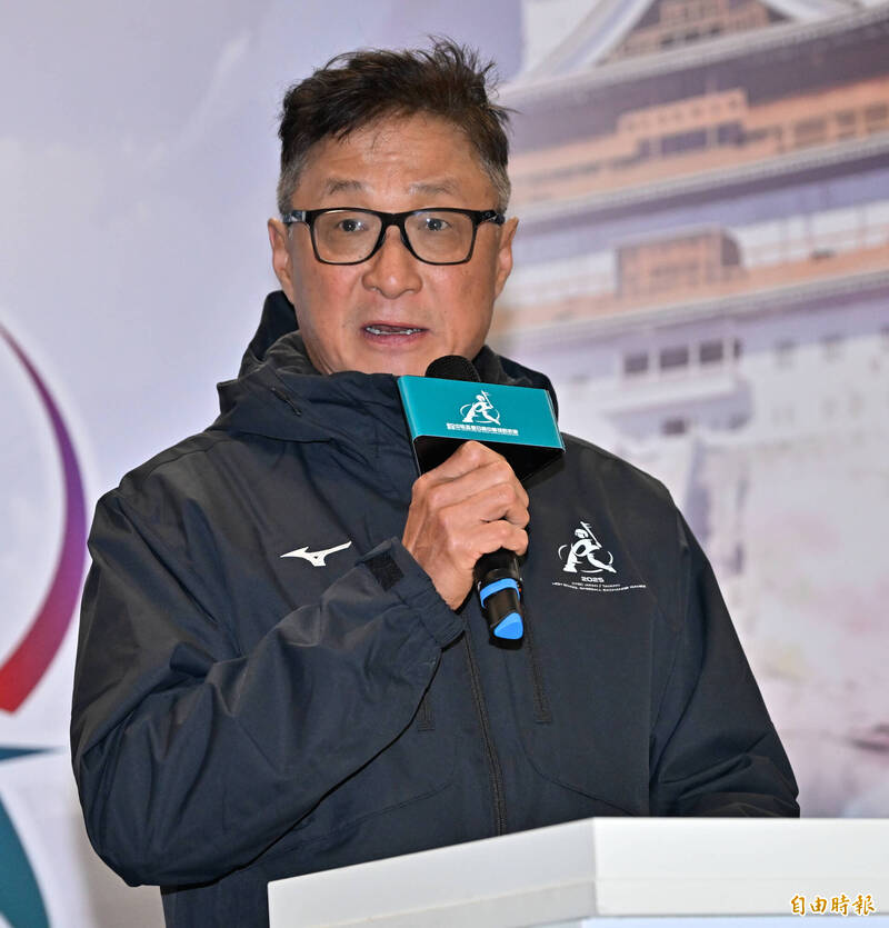 棒協常務理事高人傑。（記者陳志曲攝）