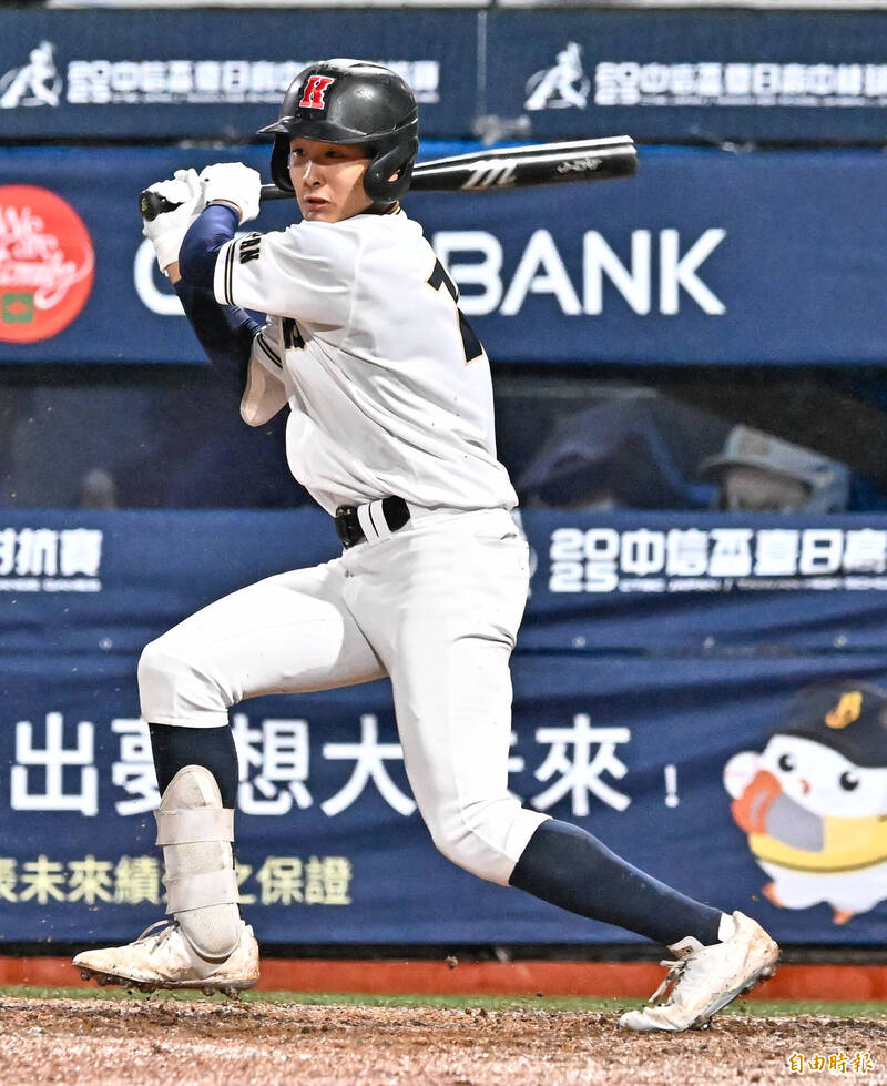 九州聯隊高田瑛大。（記者陳志曲攝）