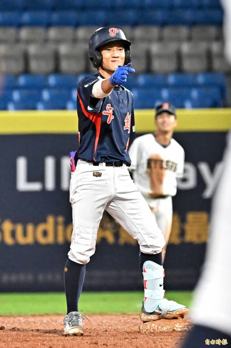 平鎮高中彭成安。（記者陳志曲攝）