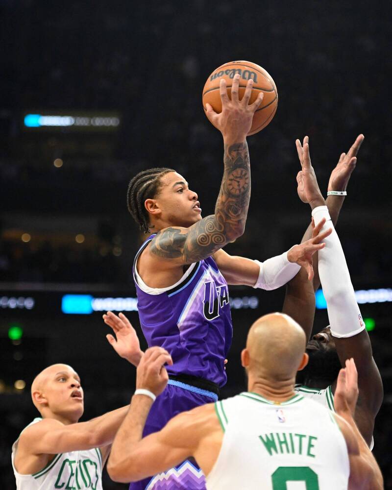 K.喬治（中）。（法新社）