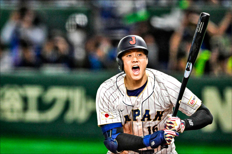 日本隊經典賽首戰對決台灣，大谷翔平預計單刀打擊出賽。（資料照）