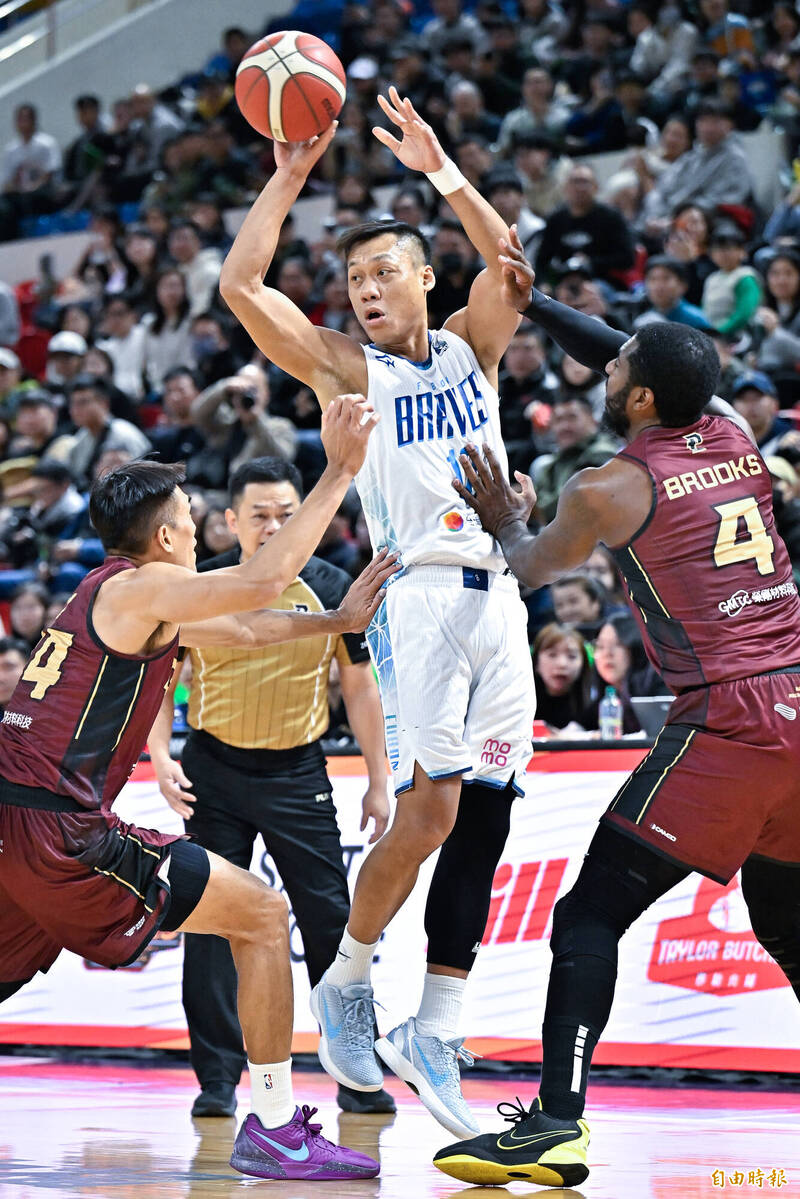 富邦勇士林志傑。（記者陳志曲攝）