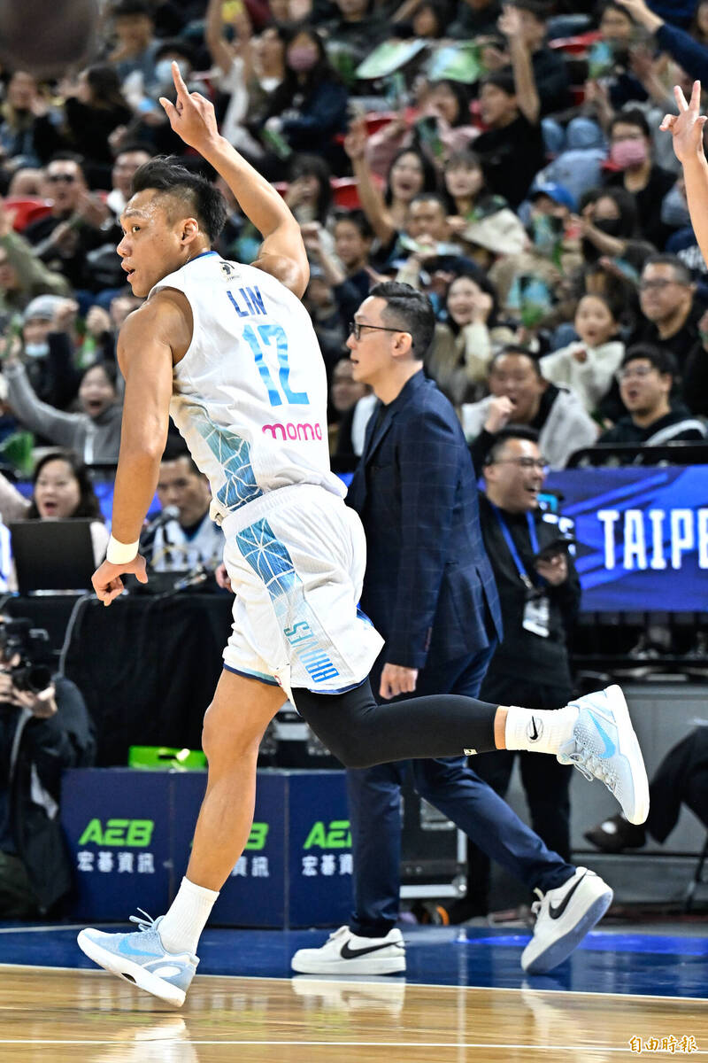 富邦勇士林志傑。（記者陳志曲攝）