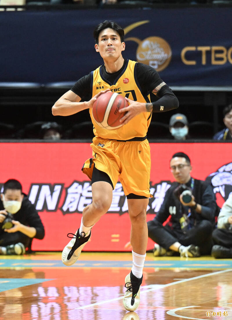 中信特攻林韋翰。（記者林正堃攝）