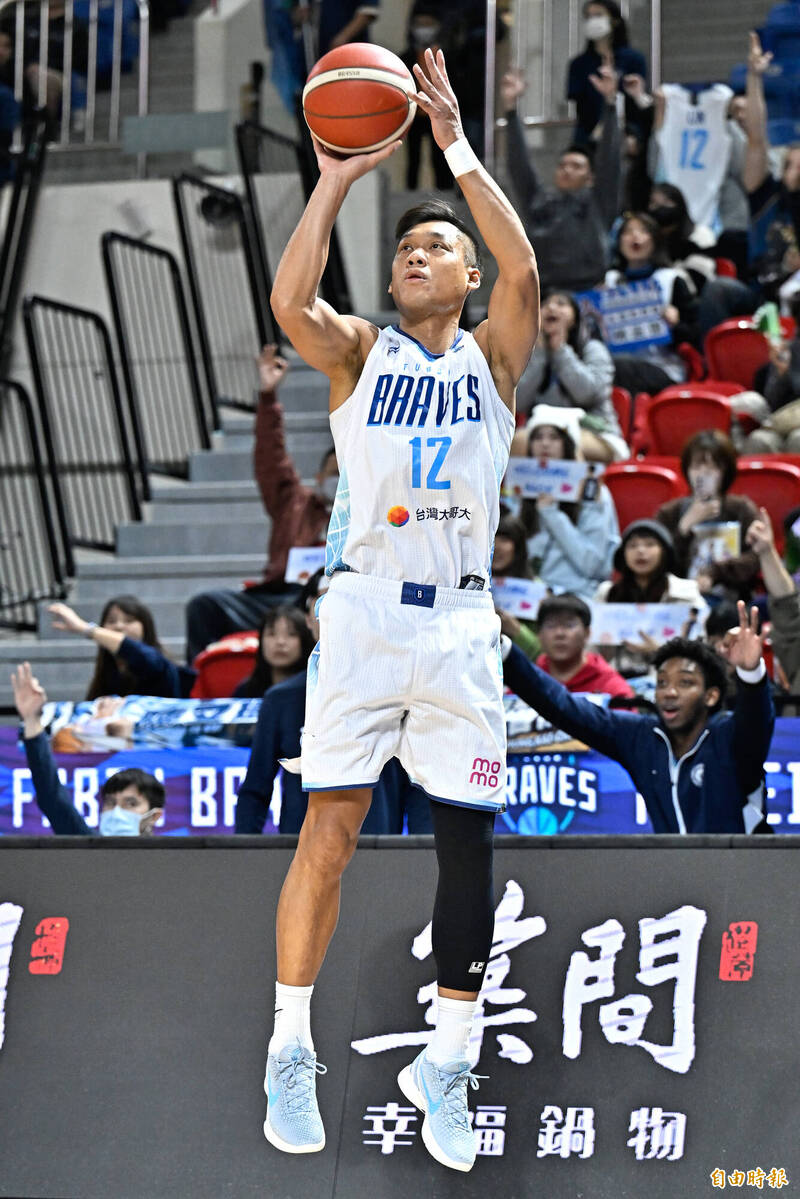 富邦勇士林志傑。（記者陳志曲攝）
