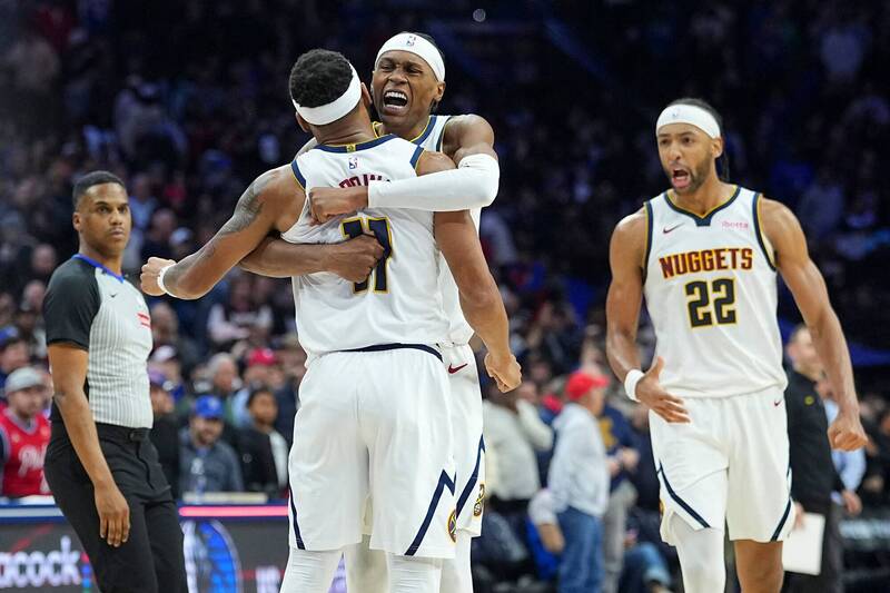 金塊爆冷贏球。（法新社）