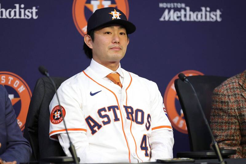 今井達也。（法新社）
