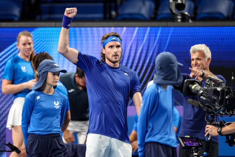 西西帕斯。（法新社）