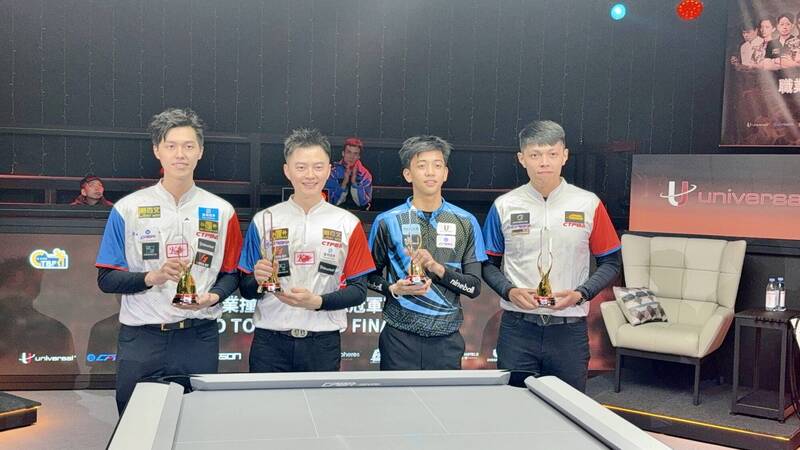 「撞球王子」柯秉逸勇奪CTPBA年度總冠軍。（大會提供）