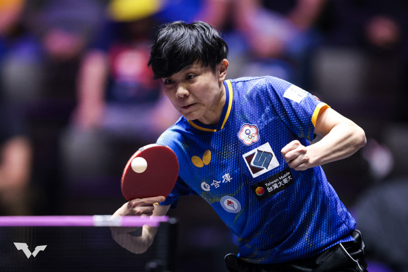 鄭怡靜在女單首輪不敵王藝迪，無緣晉級16強。（取自WTT官網）