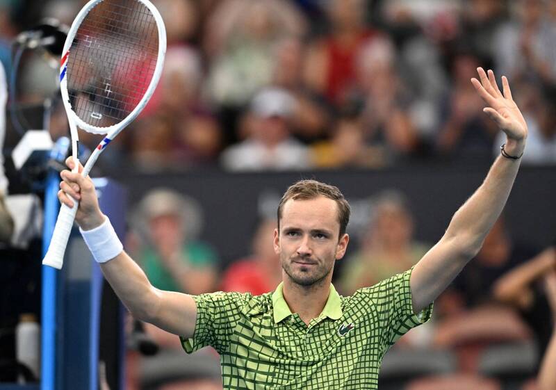 梅德維夫。（路透）