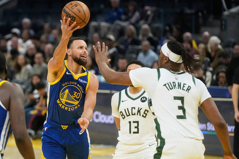 柯瑞。（美聯社）