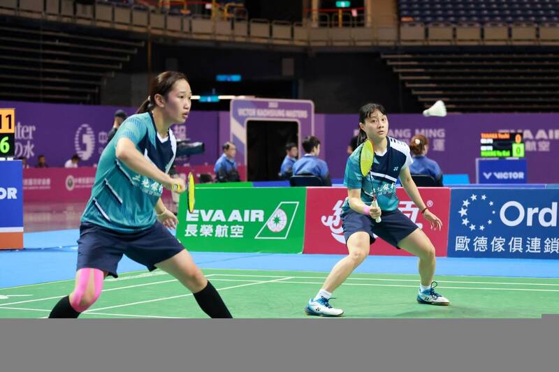 許尹鏸（左）和林芝昀（右）。（資料照，高雄大師賽提供）