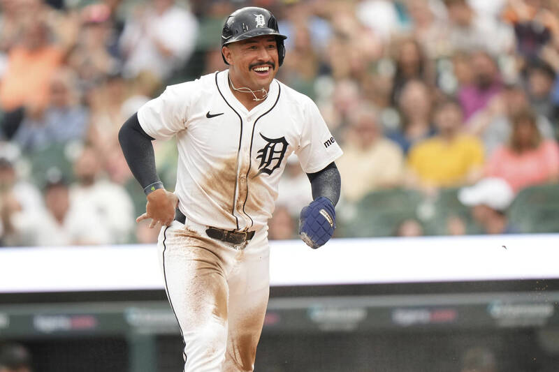 老虎隊外野手瓊斯。（資料照，美聯社）