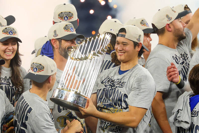 道奇達成二連霸。（資料照，法新社）