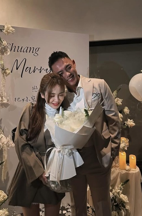 申皓瑋向女友求婚成功。（取自網路）