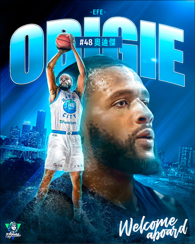 海神隊簽下曾效力蒙古烏蘭巴托野馬的洋將奧迪傑。（海神提供）