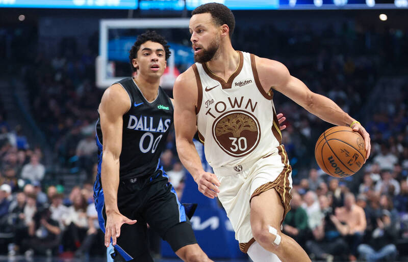 NBA》苦啊！柯瑞飆8顆三分球、38分做白工 獨行俠擊退勇士收4連勝