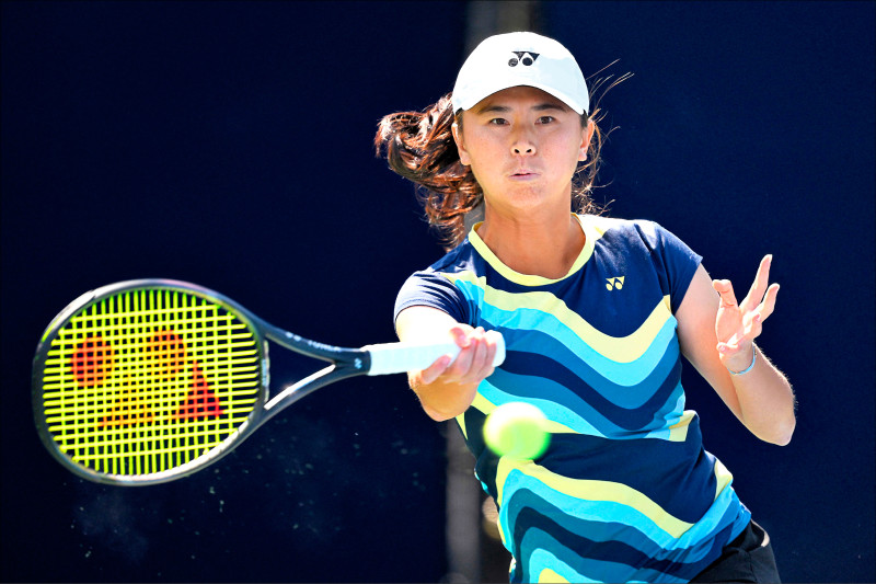 吳芳嫺首次闖進大滿貫賽女雙8強。（法新社資料照）