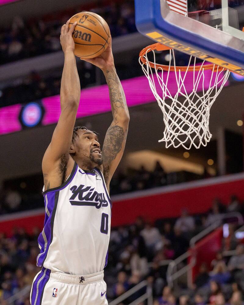 孟克拿下國王隊內最多的19分。（路透）