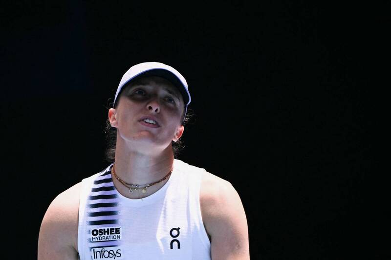 史薇泰克。（法新社）