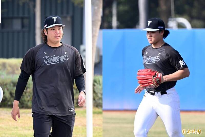 古林睿煬和孫易磊。（資料照，記者李惠洲攝）