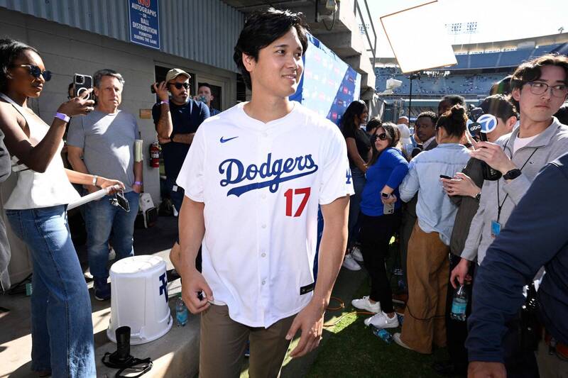 大谷翔平。（法新社）