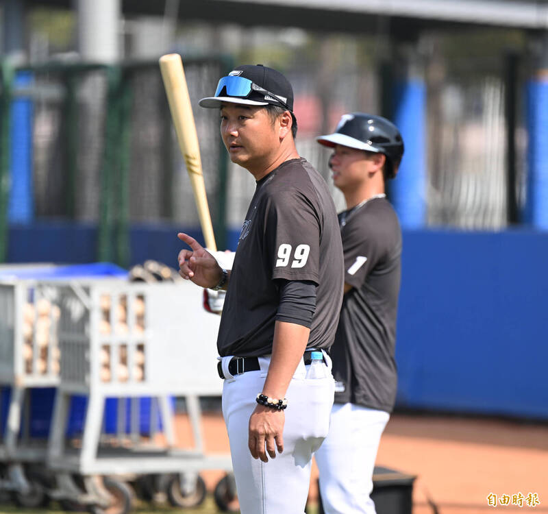 台灣隊總教練曾豪駒。（資料照，記者李惠洲攝）
