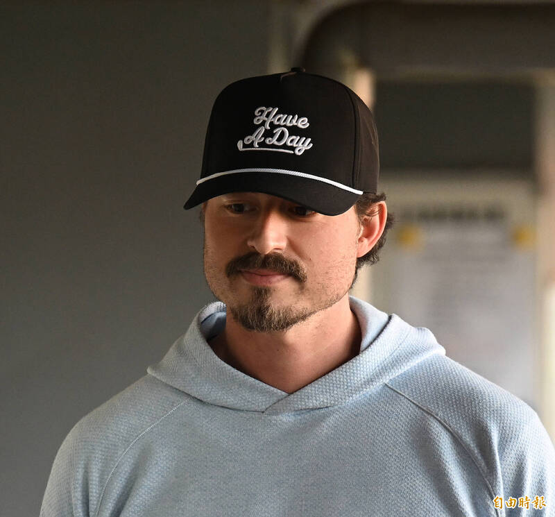 統一獅新洋投喬登。（記者李惠洲攝）