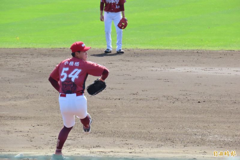 林子崴。（特派記者林宥辰攝）