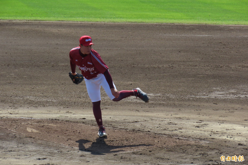 林子崴。（特派記者林宥辰攝）