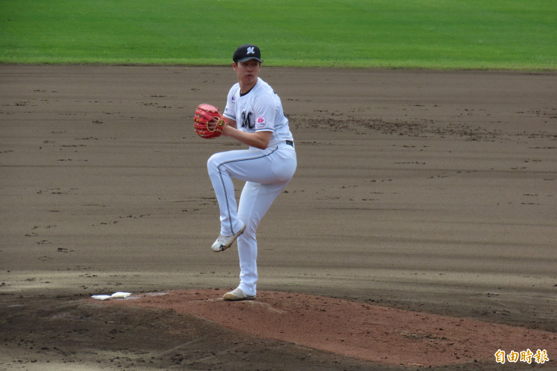 種市篤暉。（特派記者林宥辰攝）