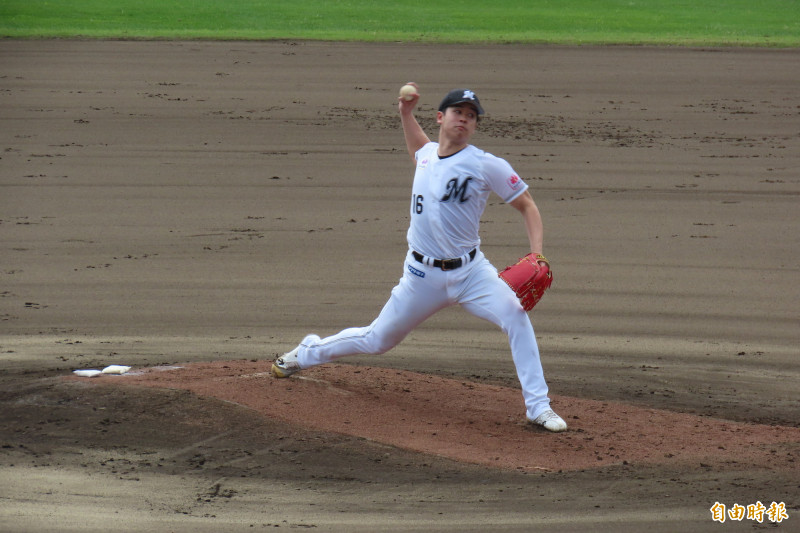 種市篤暉。（特派記者林宥辰攝）