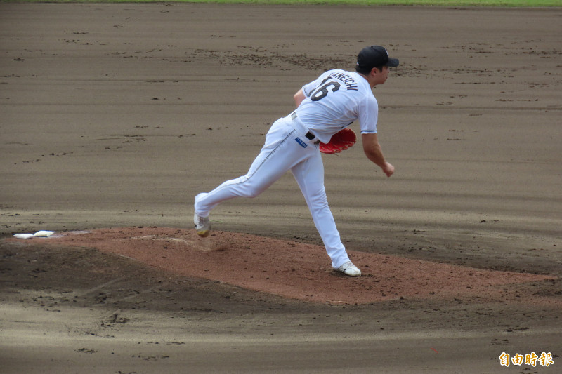 種市篤暉。（特派記者林宥辰攝）