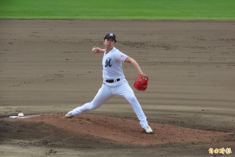 種市篤暉。（特派記者林宥辰攝）