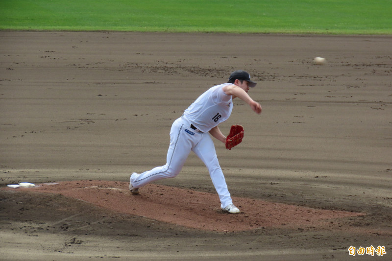 種市篤暉。（特派記者林宥辰攝）