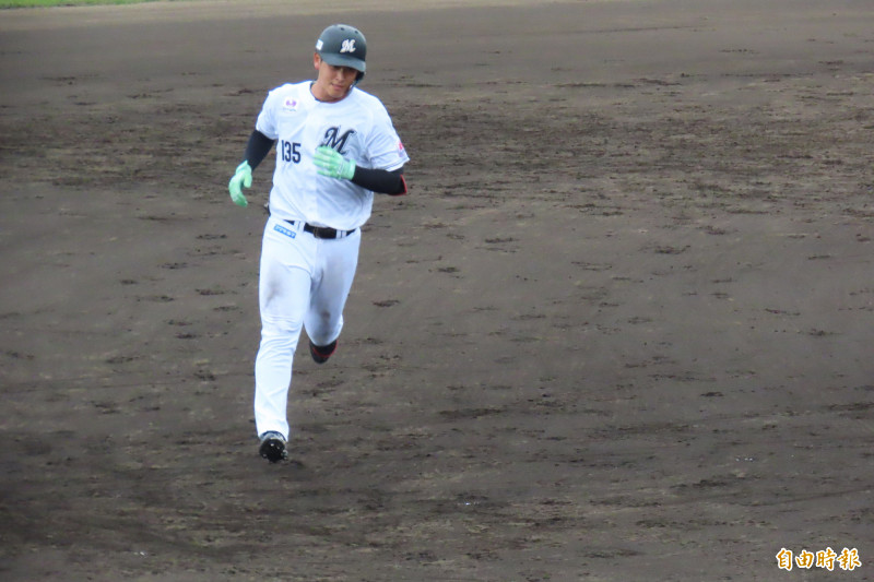 高野光海單場雙響。（特派記者林宥辰攝）