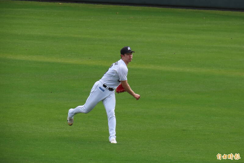 種市篤暉。（特派記者林宥辰攝）