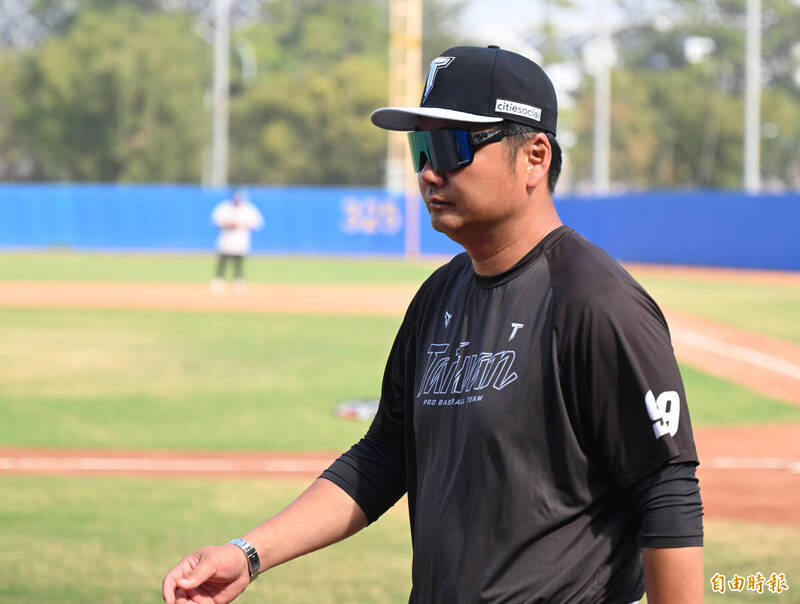 台灣隊總教練曾豪駒。（資料照，記者李惠洲攝）