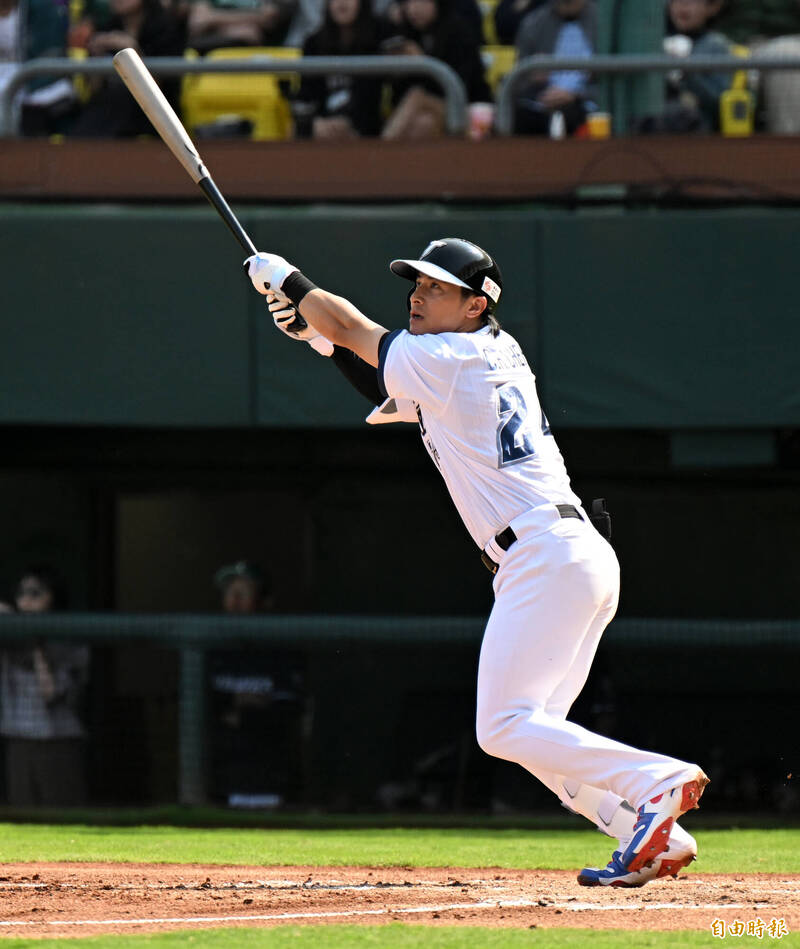 台灣隊陳傑憲。（記者李惠洲攝）