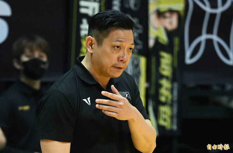 戰神教練許皓程。（記者林正堃攝）