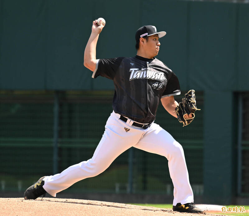 台灣隊鄭浩均。（記者李惠洲攝）